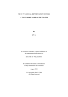 Trust in national identification systems: A trust model based on the TRA/TPB