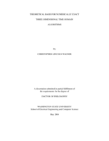 Theoretical basis for numerically exact three-dimensional time-domain algorithms