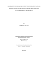 Biochemistry of chromium(VI) reduction: Formation, fate, and implications of soluble organo-chromium(III) complexes on the biogeocycle of chromium