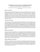 Development of an Environmentally Acceptable Hydraulic Fluid