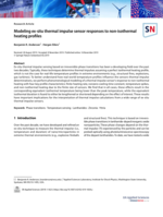 Modeling ex-situ thermal impulse sensor responses to non-isothermal heating profiles