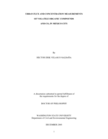 Urban flux and concentration measurements of volatile organic compounds and CO2 in Mexico City