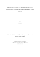 Co-production of fumaric acid and chitin using Rhizopus oryzae fermentation on a nitrogen-rich agricultural residue--dairy manure