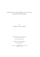 Extensions in the theory of Lucas and Lehmer pseudoprimes