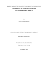 Role of 2,4-diacetylphloroglucinol-producing Pseudomonas fluorescens in the suppression of take-all and pythium root rot of wheat