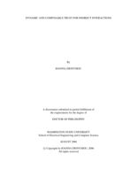 Dynamic and composable trust for indirect interactions