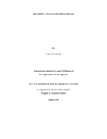 Machismo and geographies of hope