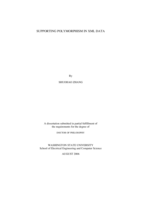 Supporting polymorphism in XML data