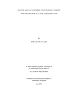 Race of angels: Xicanisma, postcolonial passions, and rhetorics of reaction and revolution