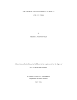 The growth and development of muscle and fat cells