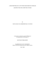 A high performance low power mesochronous pipeline architecture for computer systems