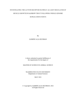INVESTIGATING THE ACTIVIN RECEPTOR PATHWAY AS A KEY REGULATOR OF MUSCLE GROWTH IN RAINBOW TROUT FOLLOWING WHOLE GENOME DUPLICATION EVENTS.
