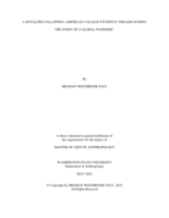 Capitalism Collapsing: American College Students' Dreams During the Onset of a Global Pandemic