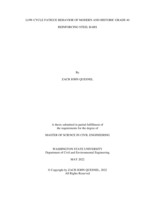LOW-CYCLE FATIGUE BEHAVIOR OF MODERN AND HISTORIC GRADE 40 REINFORCING STEEL BARS