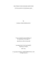 Shattered Stones: Reparing Repetition in the Archive of Mourning Dove