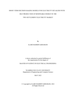 SHORT-TERM DECISION-MAKING MODELS FOR ELECTRICITY RETAILERS WITH SELF-PRODUCTION OF RENEWABLE ENERGY IN THE TWO-SETTLEMENT ELECTRICITY MARKET