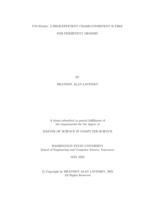 PM-RTREE: A HIGH-EFFICIENT CRASH-CONSISTENT R-TREE FOR PERSISTENT MEMORY