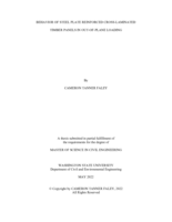 Behavior of Steel Plate Reinforced Cross-Laminated Timber Panels in Out-of-Plane Loading