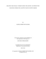 CHEATING CHEATGRASS: UNDERSTANDING THE GENETIC AND PHENOTYPIC VARIATION UNDERLYING ADAPTIVE TRAITS IN DOWNY BROME