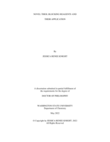NOVEL THIOL BLOCKING REAGENTS AND THEIR APPLICATION