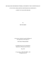 METABOLOME-MICROBIOME INTERRELATIONSHIPS IN THE PATHOPHYSIOLOGY  OF SUCCINIC SEMIALDEHYDE DEHYDROGENASE DEFICIENCY,  A DEFECT OF GABA METABOLISM