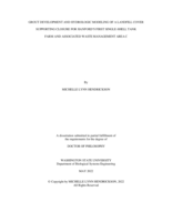 GROUT DEVELOPMENT AND HYDROLOGIC MODELING OF A LANDFILL COVER   SUPPORTING CLOSURE FOR HANFORD’S FIRST SINGLE-SHELL TANK  FARM AND ASSOCIATED WASTE MANAGEMENT AREA C