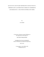 QUASI-STATIC AND DYNAMIC DEFORMATION AND FRACTURE OF A THERMOPLASTIC ELASTOMER TISSUE SURROGATE: EXPERIMENTS AND MODELING BY A VISCO-PSEUDO-HYPERELASTIC MODEL