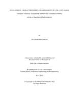 DEVELOPMENT, CHARACTERIZATION, AND ASSESSMENT OF LOW-COST, HANDS-ON EDUCATIONAL TOOLS FOR IMPROVING UNDERSTANDING OF HEAT TRANSFER PHENOMENA