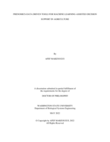 PHENOMICS-DATA DRIVEN TOOLS FOR MACHINE LEARNING-ASSISTED DECISION SUPPORT IN AGRICULTURE