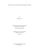 THE PATHWAY FOR COENZYME M BIOSYNTHESIS IN BACTERIA