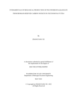 Fundamentals of biological production of polyhydroxyalkanoate from biomass-derived carbon sources in Pseudomonas putida
