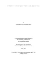 CONTRIBUTIONS TO THE DEVELOPMENT OF PYROLYSIS OIL BIOREFINERIES