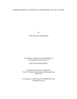 Thermochemistry of MXenes Synthesized by CoFx/HCl Etching
