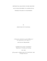 Differential Equations Course Delivery and its Relationships to Mathematical Problem Framing in Engineering