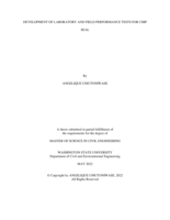 DEVELOPMENT OF LABORATORY AND FIELD PERFORMANCE TESTS FOR CHIP SEAL