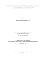 ELUCIDATING THE CO HYDROGENATION MECHANISM OVER COBALT BASED CATALYSTS USING CHEMICAL TRANSIENT KINETICS