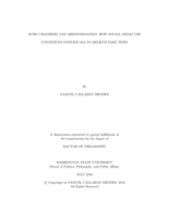 Echo Chambers and Misinformation: How Social Media Use Conditions Individuals to Believe Fake News