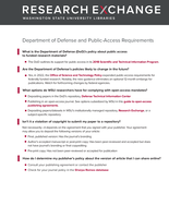 Department of Defense and Public-Access Requirements