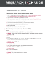 Data Repositories: An Overview