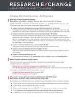 Creative Commons Licenses: An Overview