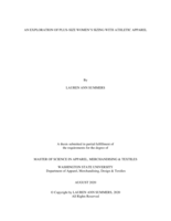 An exploration of plus-size women's sizing with athletic apparel