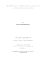 Impact identification on concrete panels using a surface-bonded smart piezoelectric module (SPM) system