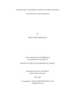 Overabundant macrophyte growth alters ecosystem function in a lowland river