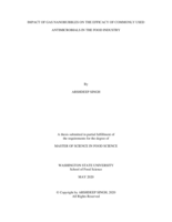 Impact of gas nanobubbles on the efficacy of commonly used antimicrobials in the food industry