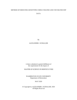 Method of deducing genotypes using curated and uncurated SNP data