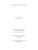 The ephemeral nature of memory