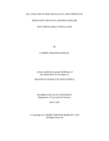 QTL analysis of end-use quality and stripe rust resistance traits in a double haploid soft white wheat population