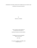 Determining the optimal preparation temperature and particle size for fresh, pulse-based spaghetti