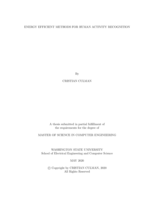 Energy efficient methods for human activity recognition