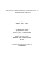 Estimating stream temperature through nonlinear regression and equilibrium temperature models